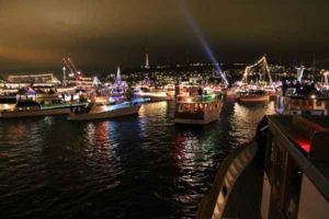 Seattle Christmas ships in Lake Union